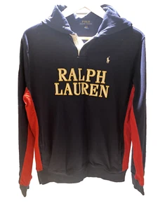 Polo Ralph Lauren Hoodie Pullover (Boys XL 18-20) Navy/Red/Gold - Picture 1 of 7