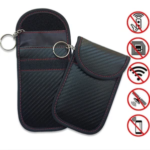 1pc Anti-theft Car Key Fob RFID Signal Blocker Signal Blocking Pouch Bag - Picture 1 of 6