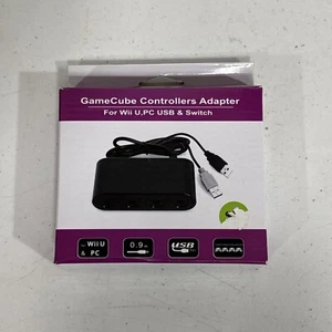 4 Port GameCube Controller Adapter for Nintendo Switch Wii U PC Super Smash Bros - Picture 1 of 2