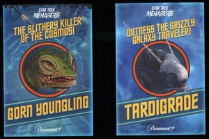 Star Trek Menagerie 2 promo postcard lot ~ 2024 San Diego Comic Con - Picture 1 of 2