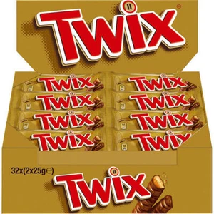 Twix Single, Schokoriegel Riegel, 32x50g Rg. - Bild 1 von 2
