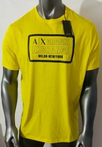 New Armani Exchange Men's REGULAR FIT LOGO SHORT SLEEVES SHIRT - Picture 1 of 5