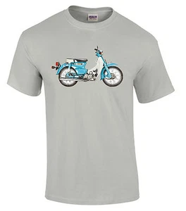 Camiseta impresa estilo motocicleta Honda Cub C90/C70/C50 en 6 tallas - Imagen 1 de 5