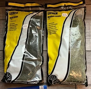 WOODLAND SCENICS L163 FLECHTEN grün (2 Farben) beide neu - Bild 1 von 2