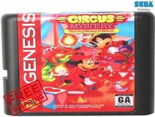 The Great Circus Mystery Starring Mickey & Minnie (1994) Game Sega Genesis MD 16
