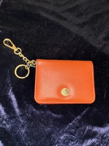 Steve Madden Jengibre Cartera Plegable Oro Herrajes Llavero - Imagen 1 de 3