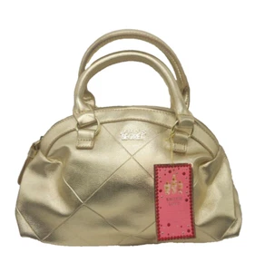 Vintage Y2K Victoria's Secret Gold Mini Baguette Purse Handbag Mini Bag/Makeup - Picture 1 of 12