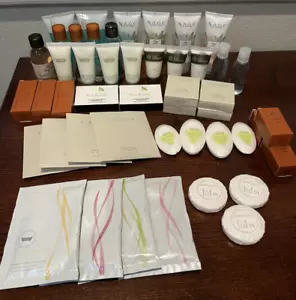 Lot Hotel Mix Assorted Toiletries Camping Travel Lot Soap Gel Lotion Mouth Wash - Picture 1 of 21