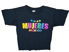 Isla Mujeres Mexico Shirt Black Size Medium Colorful Womens 
