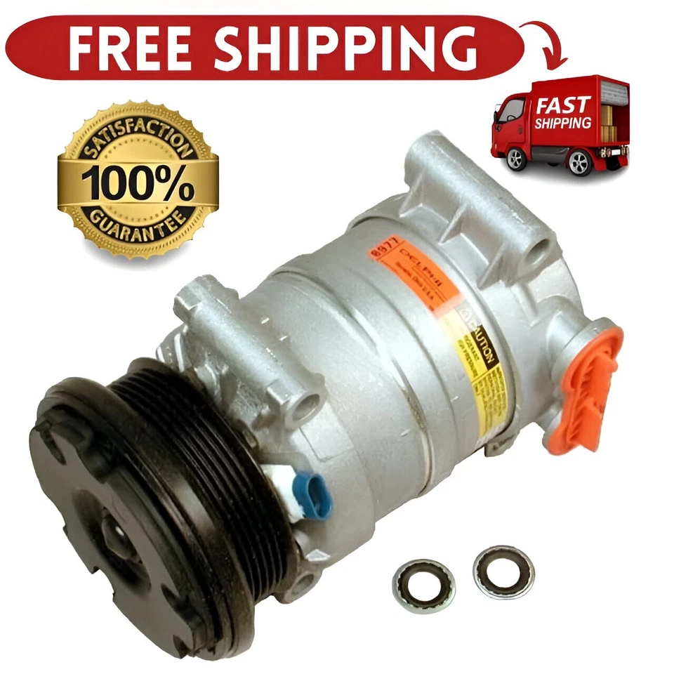 Delphi Air Conditioning Compressor Assembly & Clutch Model OE Replacement CS0121 - Image 1 of 4