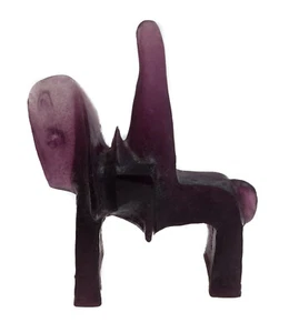 Daum Pate De Verre Art Glass Sculpture Parsifal by Claude Wetzstein  Ltd Ed 200 - Bild 1 von 9