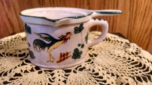 Vintage, Ceramic, Butter Warmer with Rooster Design 1940's - Picture 1 of 7