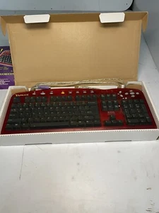 Yahoo! Keyboard Vintage Rare Red - Picture 1 of 10