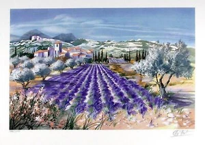 Ella Fort, French Landscape 12, Lithograph, signed and numbered in pencil - Picture 1 of 3