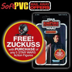 Kenner Star Wars Vintage "Mail-Away Angebot" GRATIS Zuckuss Weich PVC Patch/Untersetzer - Bild 1 von 3