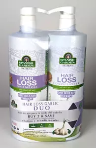 Spanish Garden HAIR LOSS DHT BLOCKER THERAPY Duo Shampoo & Conditioner - 32fl oz - Picture 1 of 2