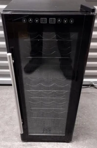 22x14x32''  120v 60Hz 33L 70w 18 BOTTLE  WINE COOLER New Condition 2 Sections 👌 - Picture 1 of 11