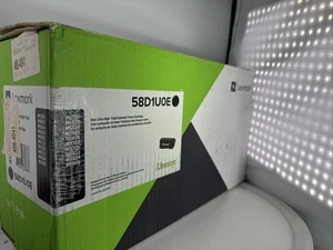 Lot Of 2: Lexmark 58D1U0E Ultra High Yield Black Ink/Toner Cartridge - NEW D - Picture 1 of 7