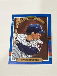Ryne Sandberg 1991 Donruss Diamond Kings #14b HOF Chicago Cubs NM-MINT - Picture 1 of 2