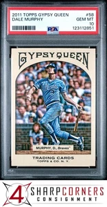 2011 TOPPS GYPSY QUEEN #58 DALE MURPHY POP 6 PSA 10 - Picture 1 of 2