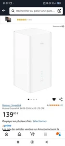 SoyeaLink Huawei B628-350 LTE Router 4G CPE3 Pro LTE 600 MBit/s LTE CAT 12 RJ11 - Photo 1/2
