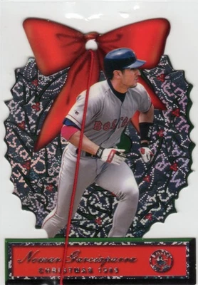 NOMAR GARCIAPARRA 2000 PACIFIC CHRISTMAS ORNAMENT DIE CUT #5 RED SOX - Image 1 of 2