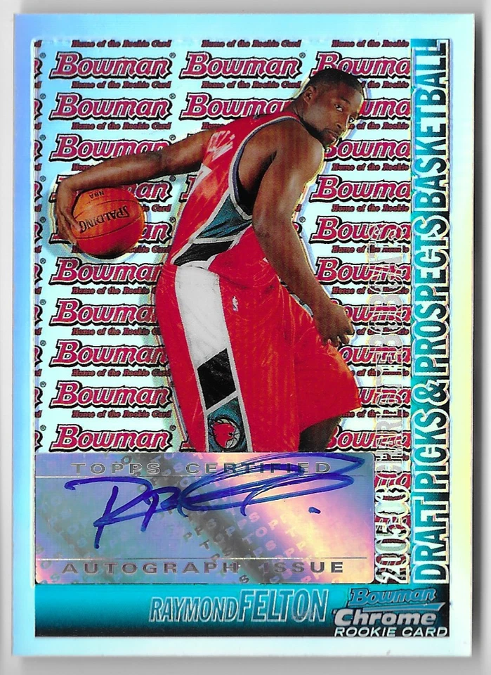 RAYMOND FEELON 2005 BOWMAN CROMO REFRACTOR NOVATO TARJETA AUTÓGRAFO #33/50! Foto 1 de 1