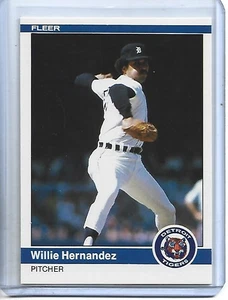Willie Hernandez 1984 Fleer Update Baseball Card #U-51-Detroit Tigers - Picture 1 of 2