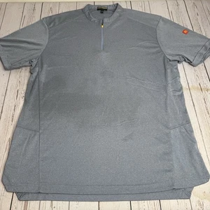 McDonald's Apparel Collection Employee Shirt Mens Size XL Gray 1/4 Zip Uniform - Picture 1 of 9