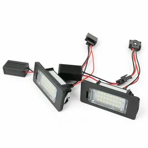 2X LED License Plate Light Lamp CANBUS Error Free for Audi A1 A4 A6 A7 RS5 D - Picture 1 of 8