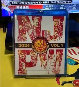 NJPW 2024 V.1 PPV (3 Disc Bluray Set) AEW WWE Bullet Club Moxley Ospreay Bushi - Picture 1 of 2