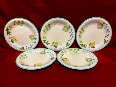 Салатные тарелки Studio Nova Barrier Reef 7 3/4 дюйма (комплект из 5) - Изображение 1 из 2