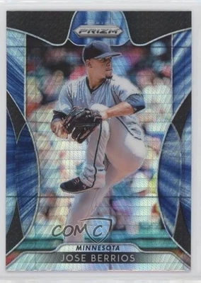 2019 Panini Prizm Tier II Blue Hyper Prizm Jose Berrios #175 - Image 1 of 2