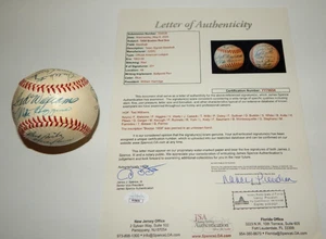 TED WILLIAMS Signed Autographed 1959 Boston Red Sox Team Baseball JSA Letter - Picture 1 of 16