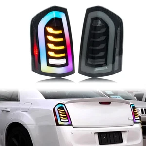 LED RGB Tail Lights for Chrysler 300 300C 300S 2011-2014 Rear Lamps Assembly - Picture 1 of 5