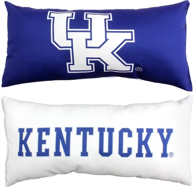 Everything Comfy Kentucky Wildcats 2 Sided Bolster Small Travel Pillow Decorativ - Image 1 of 4