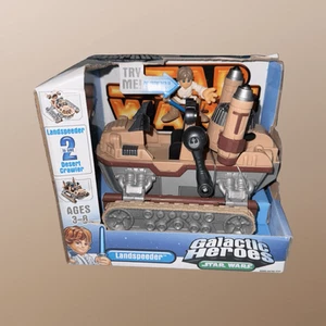 Neu im Karton Hasbro Star Wars Galactic Heroes Convertibles Land Speeder Luke Figurenset - Bild 1 von 11