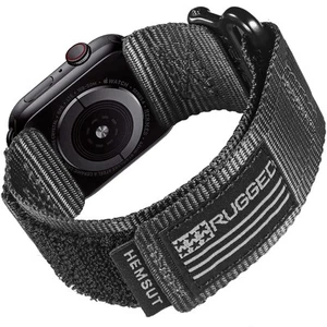 Hemsut Compatible With Apple Watch Band, Rugged Nylon Sports Strap With Woven... - Picture 1 of 8