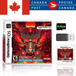 7800 In 1 NDS DS 3DS Cartridge + Dragon Case 64GB USB DSHomebrew R4 - Brand New - Bild 1 von 6