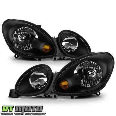 Faros de repuesto para negro 1998-2005 Lexus GS300 GS400 GS430 98-05 Foto 1 de 4