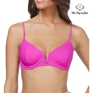 Ambrielle Ribbed Bra Bikini Top Size XL - Picture 1 of 3