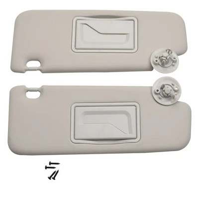 For Spark Sonic CHEVROLET 2011-2022 Gray Car Sun Visor Pair Left & Right Side - Изображение 1 из 4