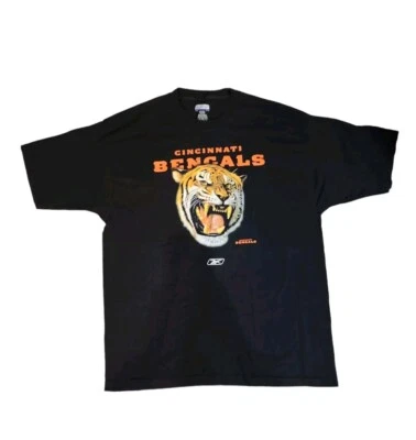 Vintage 90’s Reebok Cincinnati Bengals Tiger Head T-Shirt XL - Image 1 of 4