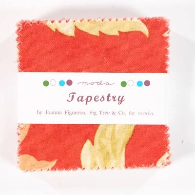 Moda Mini Charm Square Stacker Tapestry Joanna Figueroa 2.5in Quilting Cotton - Image 1 of 3