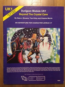 D&D Module UK1 - Beyond The Crystal Cave - Great Condition! - Picture 1 of 5