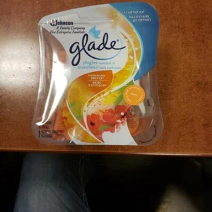 GLADE PlugIns Scented Oil HAWAIIAN BREEZE 1 Warmer 1 Fragrance Refill KIT - Picture 1 of 2