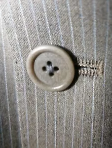 40R Striped 2pc Suit Loro Piana Tasmanian Wool 3B Cremieux Cuffed Pants 34X30 - Picture 1 of 21
