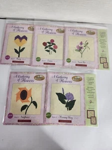 Hancock Fabrics Quilters Sampler Club A Gathering Of Flowers Blocks 7 9 10 11 12 - Picture 1 of 11