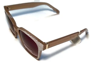 NUEVAS CON ETIQUETAS $55 TAHARI Marrón Taupe Serpiente Estampado Pitón Gafas de Sol TH605 - Imagen 1 de 4