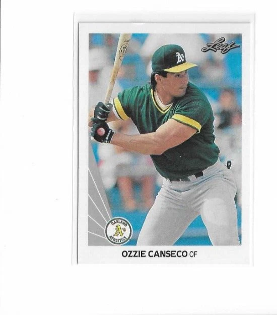 1990 Leaf Ozzie Canseco Rookie #516 Athletics - Image 1 of 1